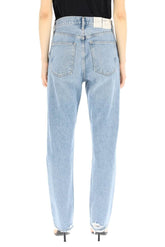 ORGANIC DENIM HIGH-WAISTED JEANS